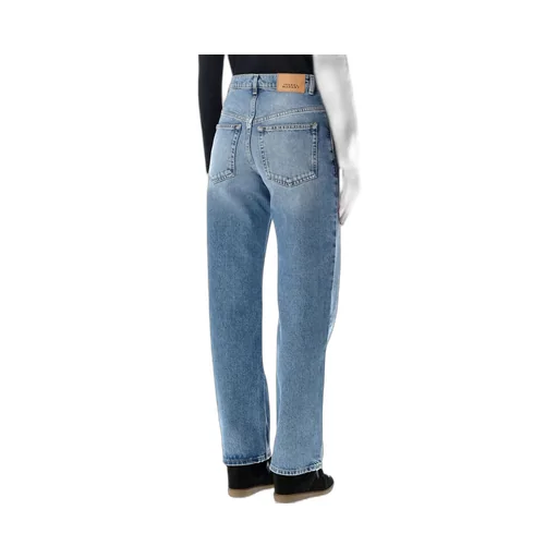 High-Rise Straight Leg Jeans
