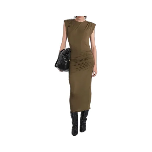 Ruched Midi Dress