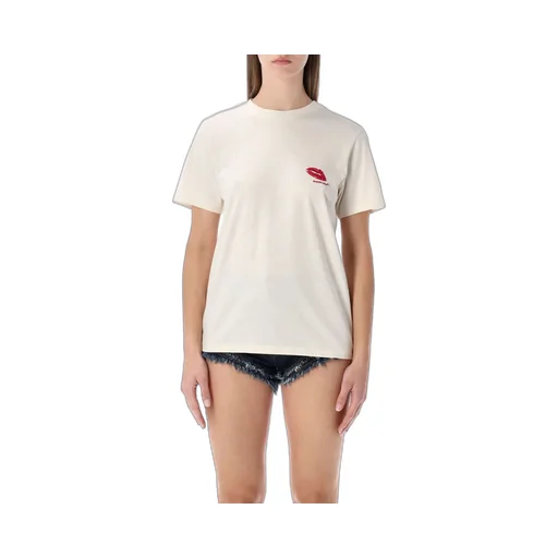 T-Shirt With Kiss Print
