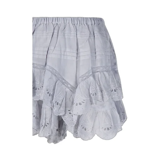 Tiered Eyelet Skirt