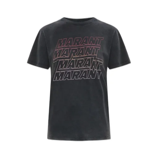 T-Shirt With Crown Print