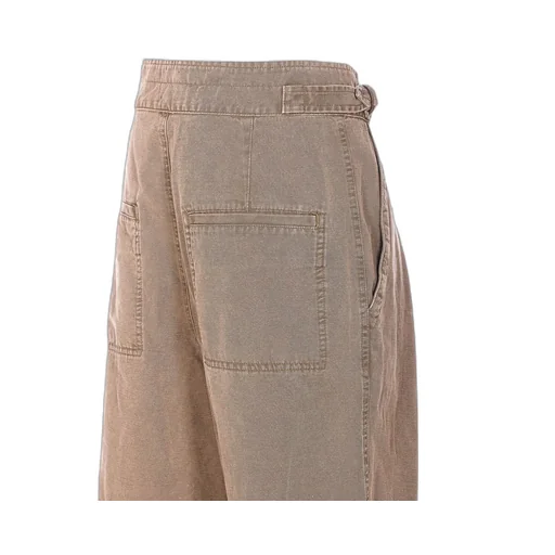 High-Waisted Paperbag Trousers