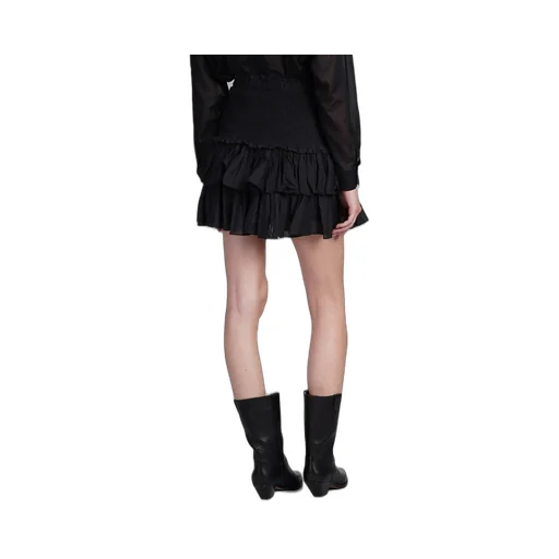 Tiered Ruffle Mini Skirt