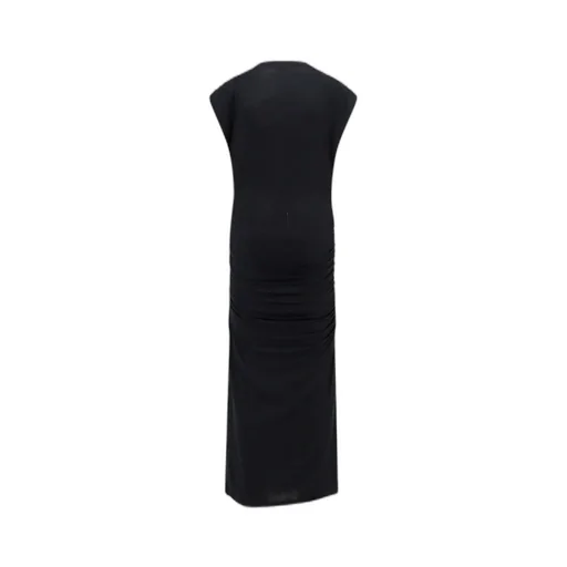 Sleeveless Ruched Midi Dress