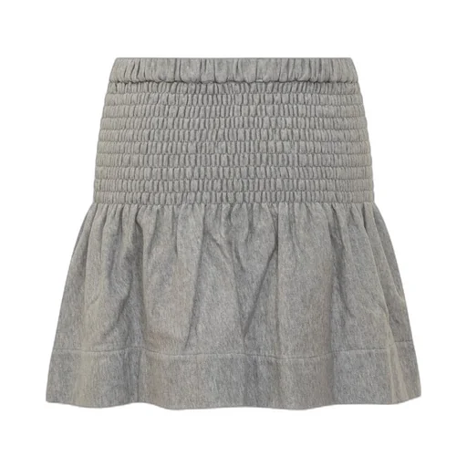 Smocked Waist Mini Skirt