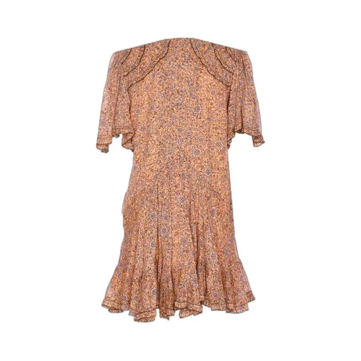 Floral Print Ruffle Dress