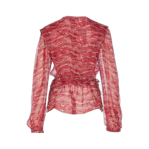 Printed Silk Crepe De Chine Blouse