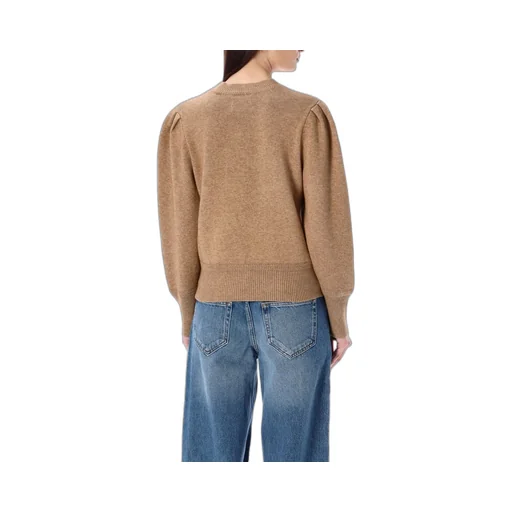 Sweatshirt With Puffed Sleeves