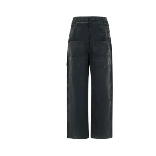 Wide-Leg Belted Cargo Pants