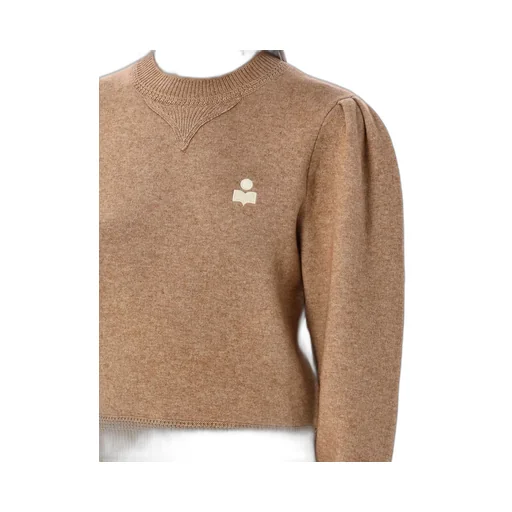 Sweatshirt With Puffed Sleeves