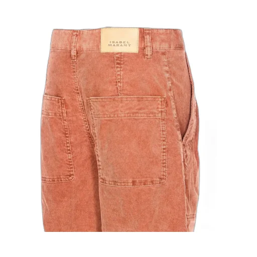 High-Waisted Corduroy Pants