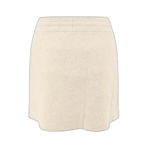 Logo Print Cotton Blend Skirt