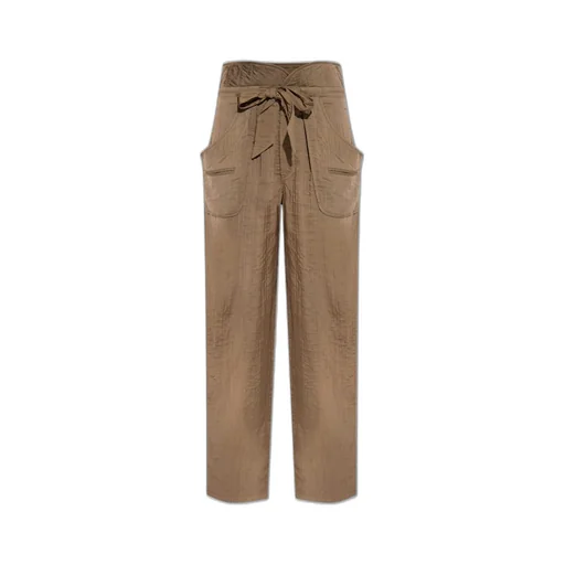 High-Waisted Wide-Leg Trousers