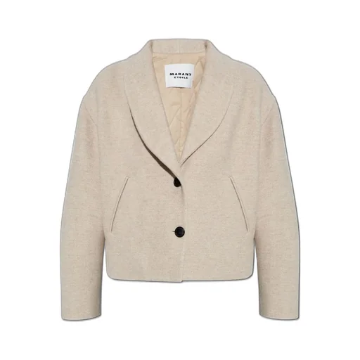 Wool Blend Cropped Jacket