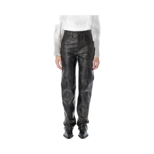 High-Waisted Straight Leg Pants