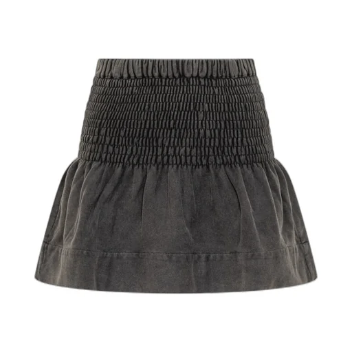 Smocked Mini Skirt