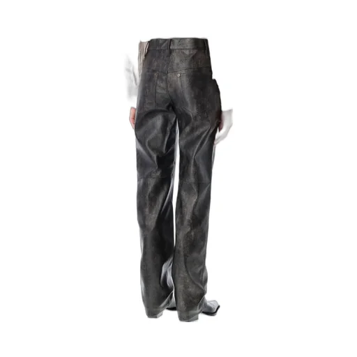 High-Waisted Straight Leg Pants