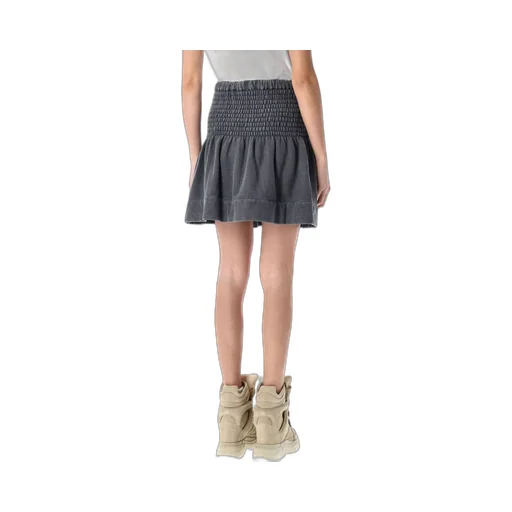 Smocked Mini Skirt