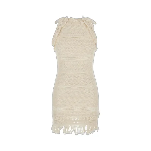 Crocheted Mini Dress