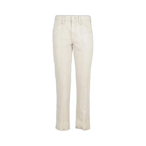 High-Waisted Straight Leg Jeans