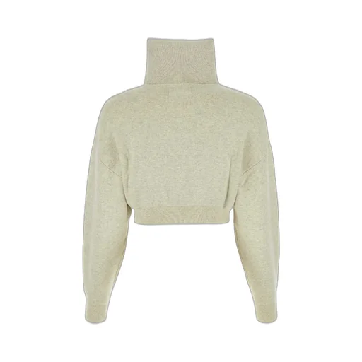 Cropped Zip-Up Sweatshirt