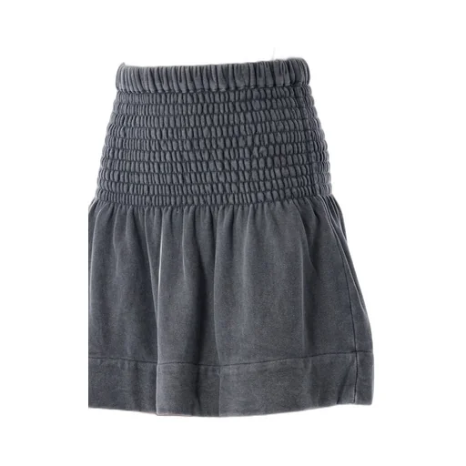 Smocked Mini Skirt