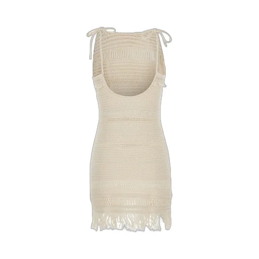 Crocheted Mini Dress