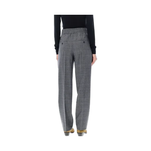 Plaid Wool Trousers
