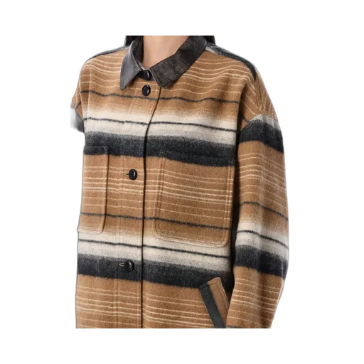 Striped Long Coat