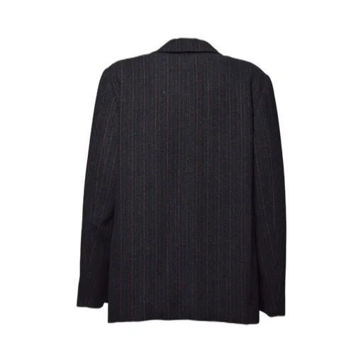 Single-Breasted Pinstripe Blazer