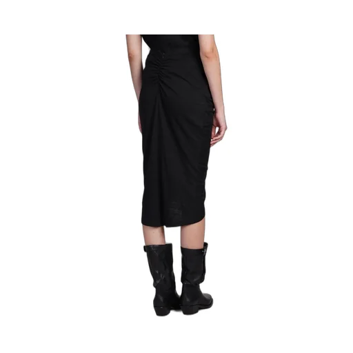 Ruched Midi Skirt