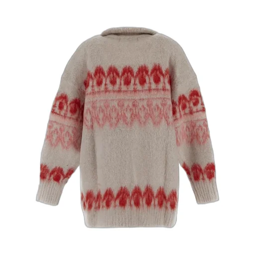 Fair Isle Zip-Up Cardigan