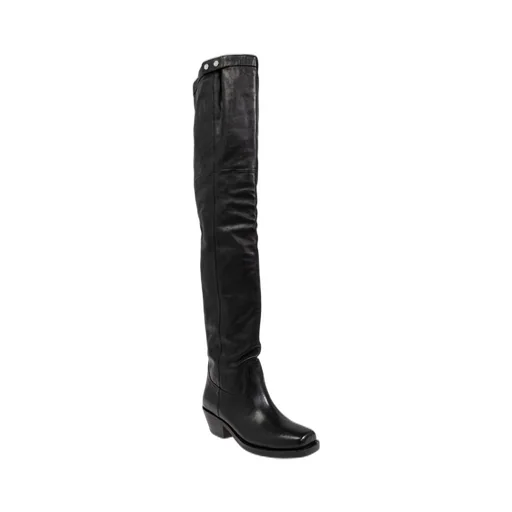 Over-The-Knee Leather Boots