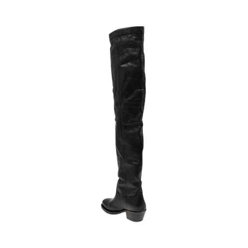Over-The-Knee Leather Boots