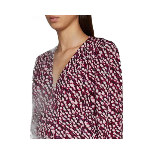 Printed Wrap Top