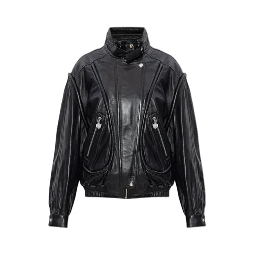 Leather Bomber Jacket