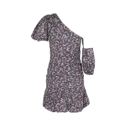 One-Shoulder Ruched Dress
