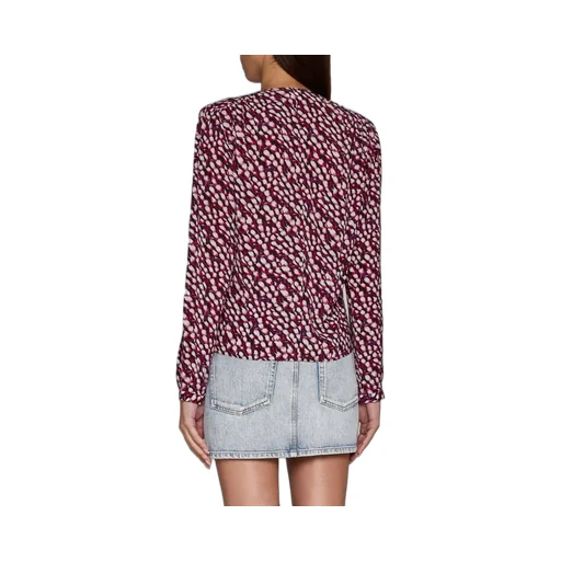 Printed Wrap Top