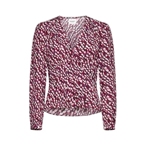 Printed Wrap Top