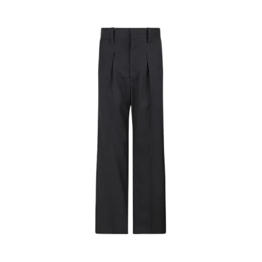Pleated Wide-Leg Trousers