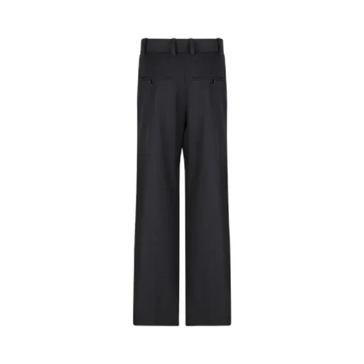 Pleated Wide-Leg Trousers
