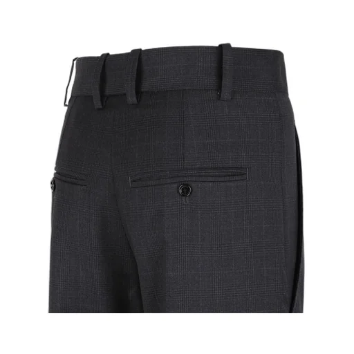 Pleated Wide-Leg Trousers