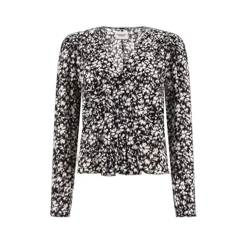 Printed Pleated Blouse