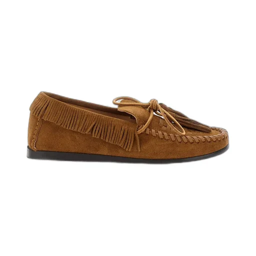 Moccasins With Fringe And Laces