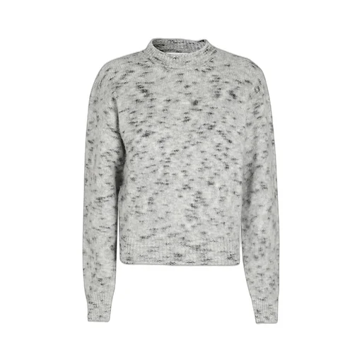 Mock Neck Marled Knit Sweater