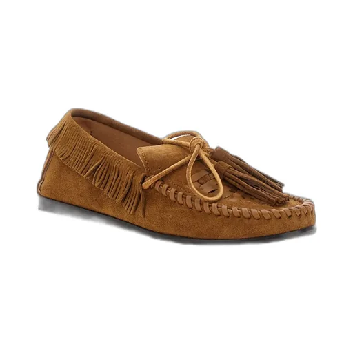 Moccasins With Fringe And Laces