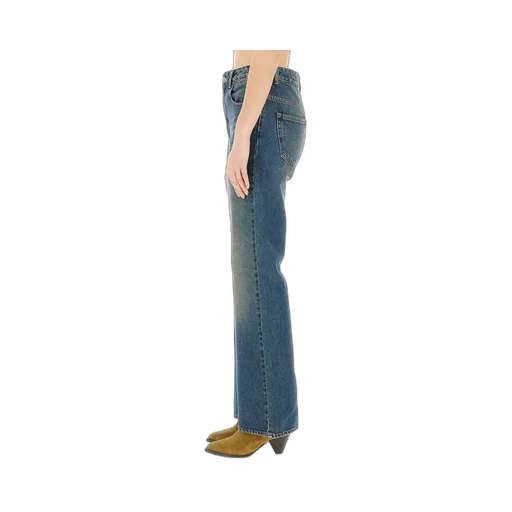 High-Waisted Flared Jeans