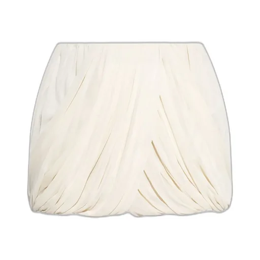 Draped Mini Skirt