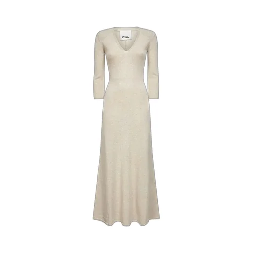 Long Sleeve V-Neck Knit Dress