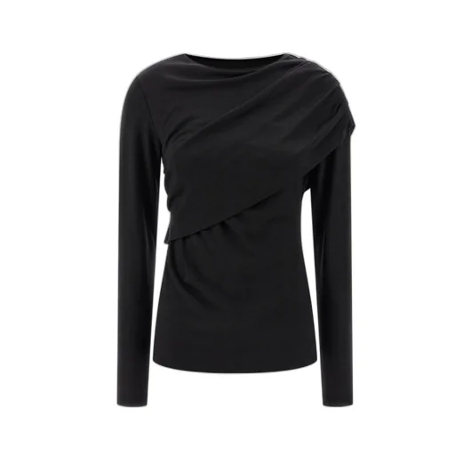 Draped Long Sleeve Top